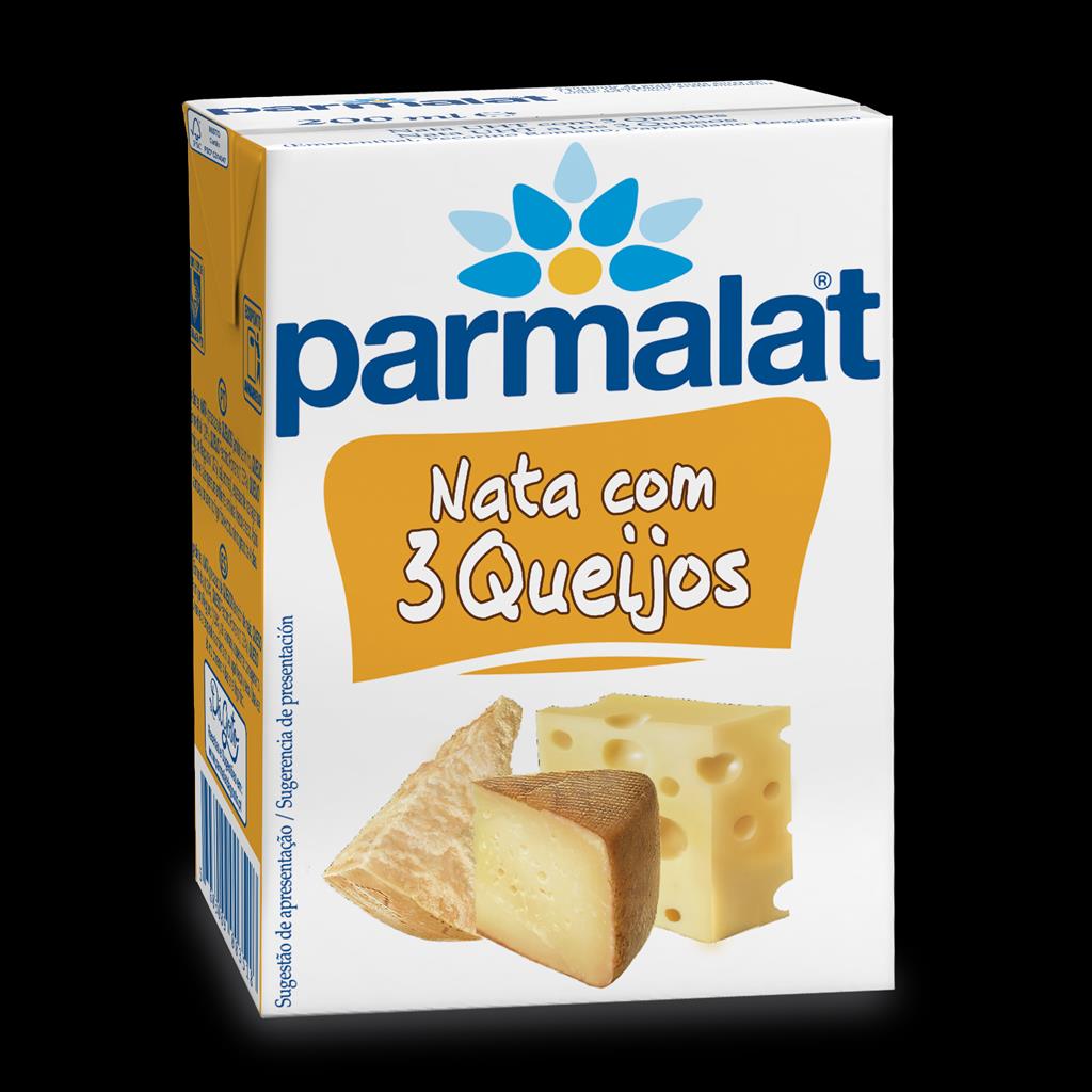 NATA UHT 3 QUEIJOS 18% 200ML PARMALAT